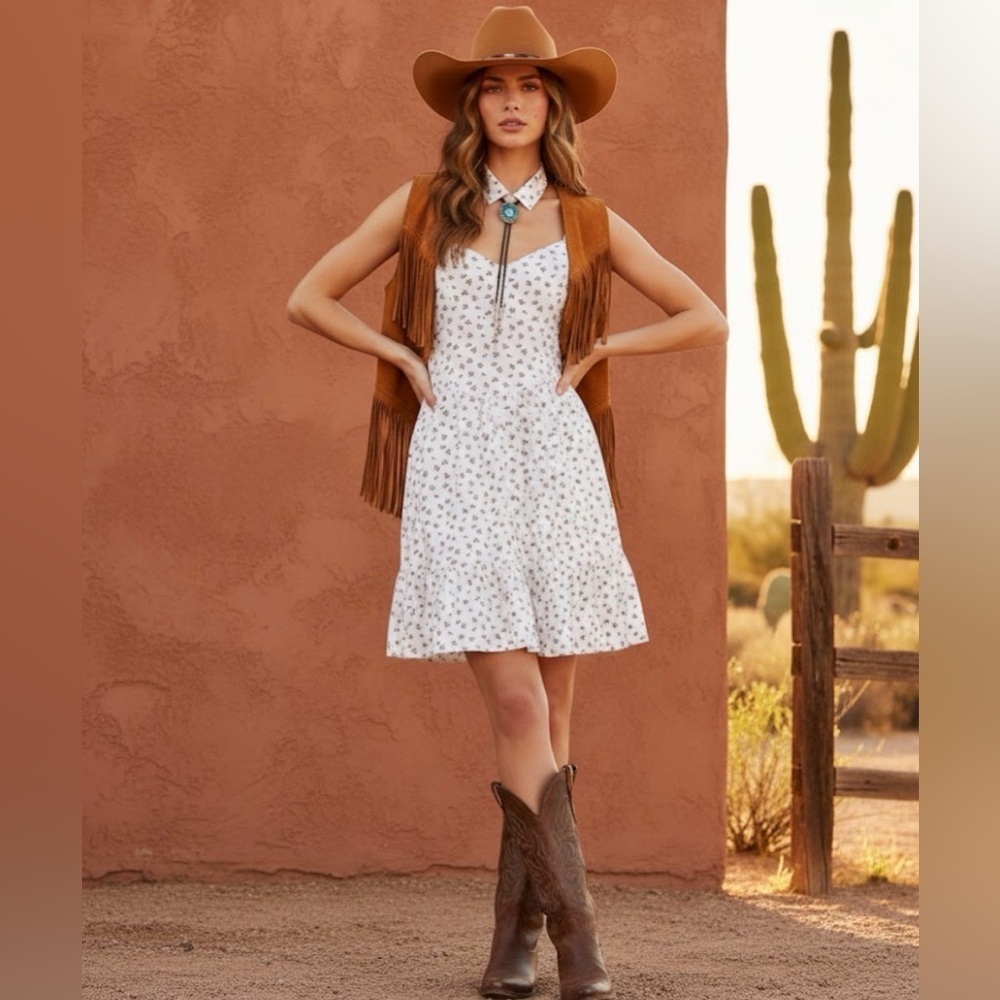 junior bohemian dresses Hollister | | Hollister Western Chic Womens Dress Floral Print Size Xs Size:40.5EU